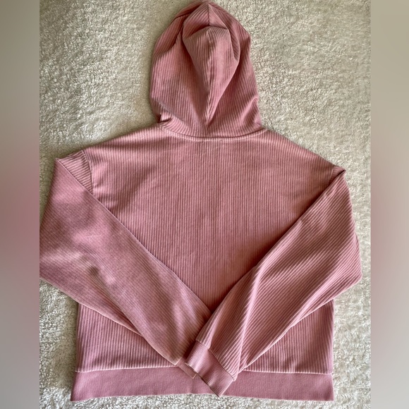 FOREVER 21 Bubblegum pink zipper-up hoodie, medium - Picture 3 of 4